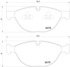 355012661 by HELLA - Disc Brake Pad Set