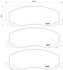 355013061 by HELLA - Disc Brake Pad Set