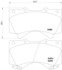 355013151 by HELLA - Disc Brake Pad Set