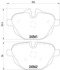 355013921 by HELLA - Disc Brake Pad Set