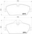 355011261 by HELLA - Disc Brake Pad Set