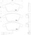 355014031 by HELLA - Disc Brake Pad Set