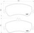 355014221 by HELLA - Disc Brake Pad Set