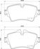 355023091 by HELLA - Disc Brake Pad Set