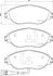 355021971 by HELLA - Disc Brake Pad Set