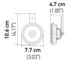 011225891 by HELLA USA - Horn Kit BX Black Disc 77MM 12V Honda
