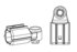 011225891 by HELLA USA - Horn Kit BX Black Disc 77MM 12V Honda