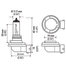 H71070772 by HELLA - HELLA H8 Design Series Halogen Light Bulb, Twin Pack