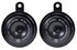002768821 by HELLA USA - Horn Kit BX Black Disc 92MM 24V Universal