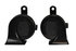 011225921 by HELLA USA - Horn Kit BX Black Trumpet 12V Ford