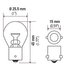 1141 24V by HELLA - HELLA 1141 24V Standard Series Incandescent Miniature Light Bulb, 10 pcs