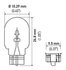 2825BL by HELLA - HELLA 2825BL Standard Series Incandescent Miniature Light Bulb, 10 pcs