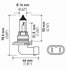 9006 80WSB by HELLA - BULB 9006/HB4 12V 80W P22d SB        8GH