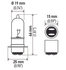 A3625 by HELLA - HELLA A3625 Standard Series Incandescent Miniature Light Bulb, 10 pcs