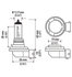 H11 by HELLA - HELLA H11 Standard Series Halogen Light Bulb, Single