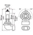 H12 by HELLA - HELLA H12 Standard Series Halogen Light Bulb, Single