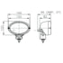 H15161027 by HELLA - Oval 100 Halogen Double Beam Work Lamp (CR)