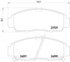 355009771 by HELLA - Disc Brake Pad Set