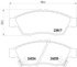 355011081 by HELLA - Disc Brake Pad Set