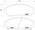 355010981 by HELLA - Disc Brake Pad Set