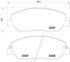 355012371 by HELLA - Disc Brake Pad Set