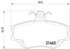 355012671 by HELLA - Disc Brake Pad Set