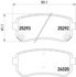 355016221 by HELLA - Disc Brake Pad Set