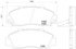 355016441 by HELLA - Disc Brake Pad Set