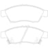 HELLA 355011081 Disc Brake Pad Set Disc Brake Pad Set