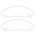 HELLA 355013291 Disc Brake Pad Set Disc Brake Pad Set