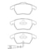 355023161 by HELLA - Disc Brake Pad Set
