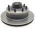 6074R by RAYBESTOS - Brake Parts Inc Raybestos R-Line Disc Brake Rotor and Hub Assembly
