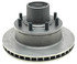 66296R by RAYBESTOS - Brake Parts Inc Raybestos R-Line Disc Brake Rotor and Hub Assembly