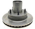 66444R by RAYBESTOS - Brake Parts Inc Raybestos R-Line Disc Brake Rotor and Hub Assembly