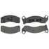 Raybestos PG D199R Disc Brake Pad Set Brake Parts Inc Raybestos Element3 Overstock Organic Disc Brake Pad Set