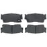 Raybestos PG D418 Disc Brake Pad Set Brake Parts Inc Raybestos Element3 Overstock Organic Disc Brake Pad Set