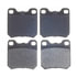 PG D709A by RAYBESTOS - Brake Parts Inc Raybestos Element3 Overstock Organic Disc Brake Pad Set