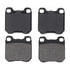PG D811 by RAYBESTOS - Brake Parts Inc Raybestos Element3 Overstock Organic Disc Brake Pad Set