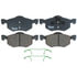 PG-D843C by RAYBESTOS - Brake Parts Inc Raybestos Element3 Overstock Ceramic Disc Brake Pad Set