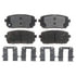 Raybestos PG D1296C Disc Brake Pad Set Brake Parts Inc Raybestos Element3 Overstock Ceramic Disc Brake Pad Set