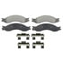 SX1010 by WAGNER - Wagner Brake SevereDuty SX1010 Disc Brake Pad Set