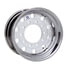 823621 by ALCOA - Aluminum Wheel - 22.5" x 12.25" Wheel Size, Hub Pilot, Mirror Polish Outside Only