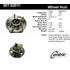 Centric 407.62011 Wheel Bearing and Hub Assembly Centric Premium Hub and Bearing Assembly, With Integral ABS