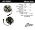 407.20001 by CENTRIC - Centric Premium Hub and Bearing Assembly, With Integral ABS