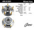 Centric 406.61003 Wheel Bearing and Hub Assembly Centric Premium Hub and Bearing Assembly; With ABS Tone Ring