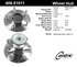 406.51011 by CENTRIC - Centric Premium Hub and Bearing Assembly; With ABS Tone Ring