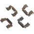H5667 by WAGNER - Wagner Brake H5667 Disc Brake Hardware Kit