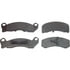 MX199 by WAGNER - Wagner Brake ThermoQuiet MX199 Semi-Metallic Disc Brake Pad Set