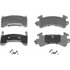 MX202 by WAGNER - Wagner Brake ThermoQuiet MX202 Semi-Metallic Disc Brake Pad Set