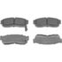 MX275 by WAGNER - Wagner Brake ThermoQuiet MX275 Semi-Metallic Disc Brake Pad Set